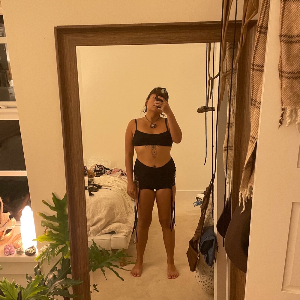 L space swim top